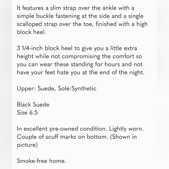 Sam Edelman Odila Scallop Block Heel Sandals 6.5 - Picture 2 of 10